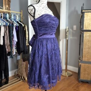 My Michelle Deep Blue Dress Size 3